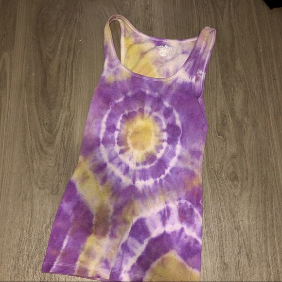 Hand dyed tank top - Picture 1 of 5